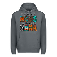 Rock only the best moms get promoted to nana Premium Hoodie - RacoonDesign
