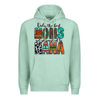 Seafoam only the best moms get promoted to nana Premium Hoodie - RacoonDesign