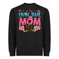 Black livin' that mom life Heavyweight Sweatshirt - JahusDesignShop