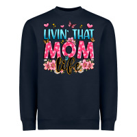 Navy livin' that mom life Heavyweight Sweatshirt - JahusDesignShop