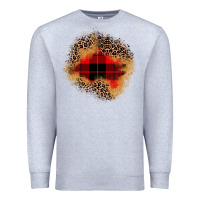 Heather Grey christmas patch Premium Sweatshirt - JahusDesignShop