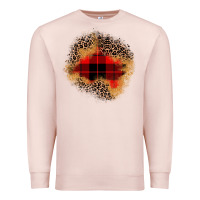 Pale Pink christmas patch Premium Sweatshirt - JahusDesignShop