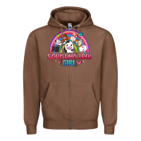 Chestnut squishmallow girl Zipper Hoodie - JahusDesignShop