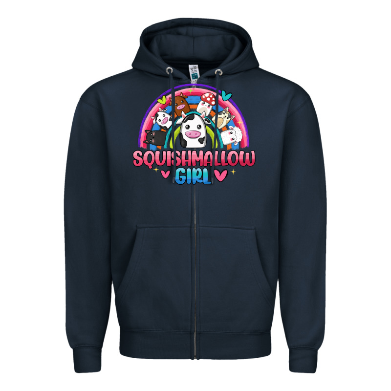 Squishmallow Girl Zipper Hoodie by JahusDesignShop | Teevron