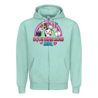 Seafoam squishmallow girl Zipper Hoodie - JahusDesignShop