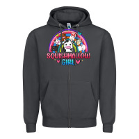 Smoke squishmallow girl Zipper Hoodie - JahusDesignShop