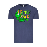 Vintage Denim I pinch back with crab st. patricks day Vintage Tee - FaDigitalArtStudio
