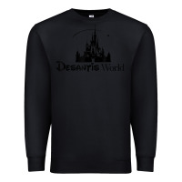 Black desantis world anti woke corporation political t shirt Premium Sweatshirt - baoMotion