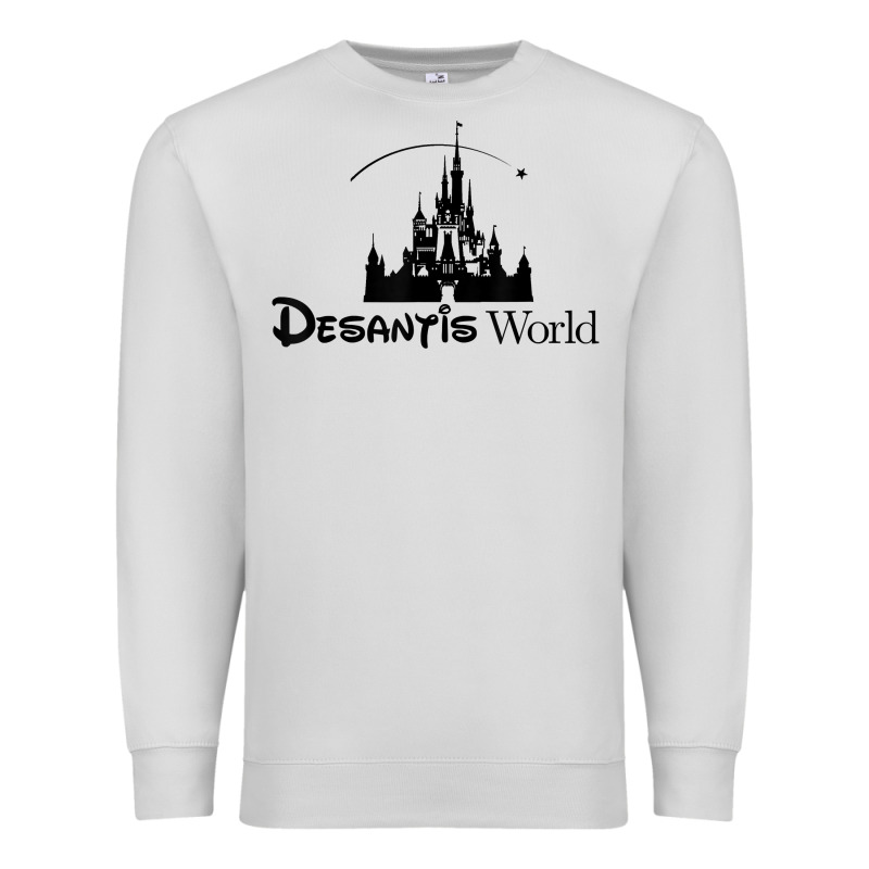Desantis World Anti Woke Corporation Political T Shirt Premium Sweatshirt by baoMotion | Teevron