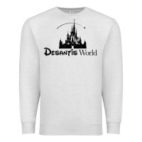 Oatmeal Heather desantis world anti woke corporation political t shirt Premium Sweatshirt - baoMotion