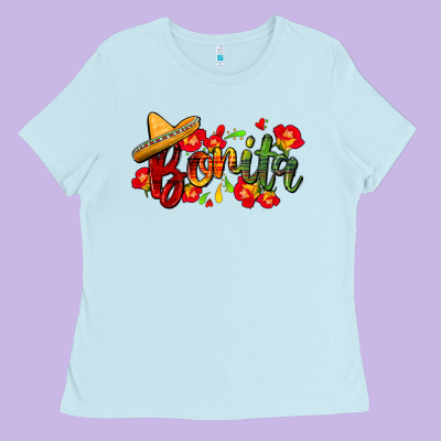 Bonita Ladies Tee Designed By Fadigitalartstudio