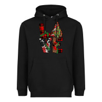 Black christmas love Heavyweight Hoodie - JahusDesignShop
