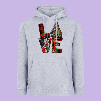 Christmas Love Heavyweight Hoodie Designed By Jahusdesignshop