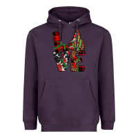 Plum christmas love Heavyweight Hoodie - JahusDesignShop