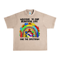 French Oak Autism rainbow Urban Heavy Tee - FaDigitalArtStudio
