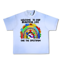 Grape Ice Autism rainbow Urban Heavy Tee - FaDigitalArtStudio