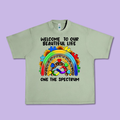 Autism Rainbow Urban Heavy Tee Designed By Fadigitalartstudio