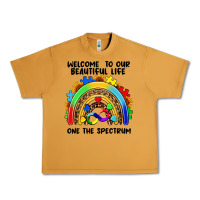 Peanut Butter Autism rainbow Urban Heavy Tee - FaDigitalArtStudio