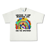 Pistachio Autism rainbow Urban Heavy Tee - FaDigitalArtStudio