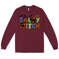Burgundy salty witch Long Sleeve Tee - BundleAndBundleShop
