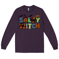 Plum salty witch Long Sleeve Tee - BundleAndBundleShop