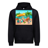 Black summer Urban Hoodie - RanaPortraitStore