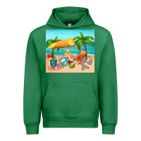 Emerald summer Urban Hoodie - RanaPortraitStore