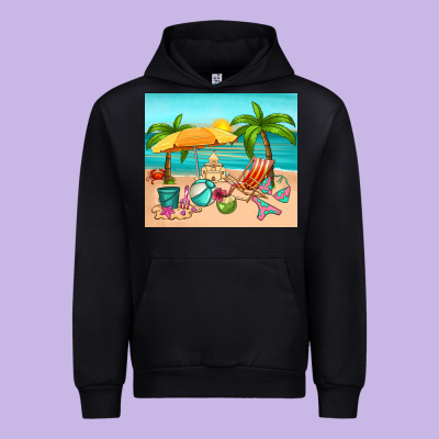 Summer Urban Hoodie Designed By Ranaportraitstore
