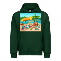 Foreset Green summer Urban Hoodie - RanaPortraitStore