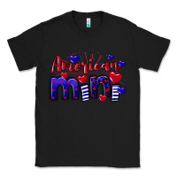 Black American Mini  4th of July Classic Tee - CowGirlArtShop