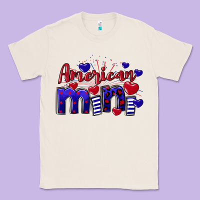American Mini  4th Of July Classic Tee Designed By Cowgirlartshop