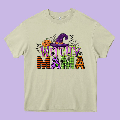 Witchy Mama Heavy Core Tee Designed By Cowgirlartshop