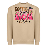 Mushroom coffee first mom later Heavyweight Sweatshirt - JahusDesignShop