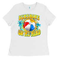 White Sunshine on my mind Ladies Tee - FaDigitalArtStudio