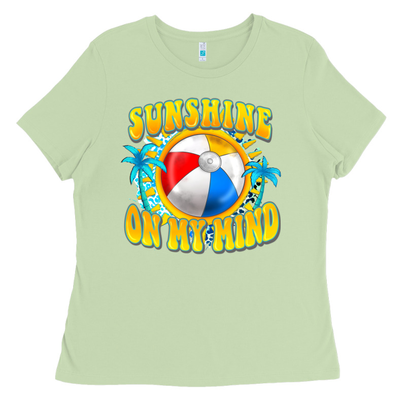 Sunshine On My Mind Ladies Tee by FaDigitalArtStudio | Teevron