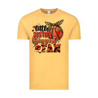 Vintage Mustard little sister biggest fan basketball Vintage Tee - FaDigitalArtStudio