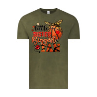 Vintage Olive little sister biggest fan basketball Vintage Tee - FaDigitalArtStudio