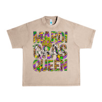 French Oak Mardi Gras Queen Urban Heavy Tee - BundleAndBundleShop