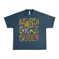 Midnight Navy Mardi Gras Queen Urban Heavy Tee - BundleAndBundleShop
