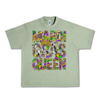 Oil Green Mardi Gras Queen Urban Heavy Tee - BundleAndBundleShop