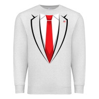 Oatmeal Heather halloween trump suit shirt us president easy costume t shirt Premium Sweatshirt - baoMotion