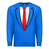 Halloween Trump Suit Shirt Us President Easy Costume T Shirt Premium Sweatshirt | Teevron
