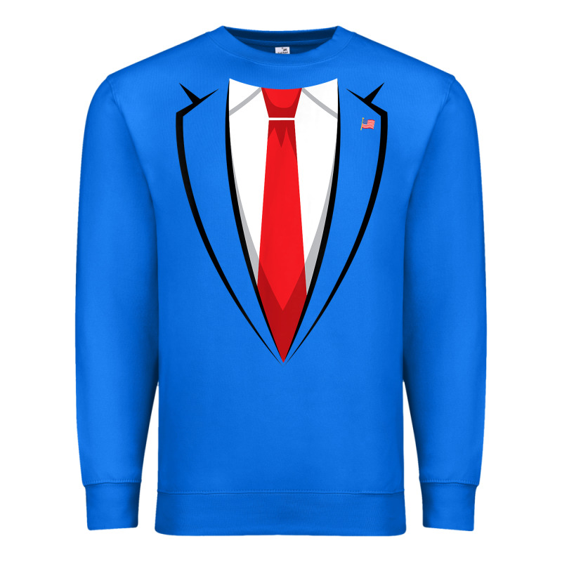 Halloween Trump Suit Shirt Us President Easy Costume T Shirt Premium Sweatshirt by baoMotion | Teevron