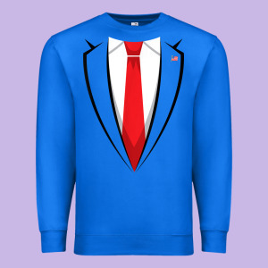 Halloween Trump Suit Shirt Us President Easy Costume T Shirt Premium Sweatshirt Designed By Baomotion