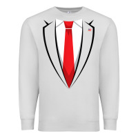 Dove Grey halloween trump suit shirt us president easy costume t shirt Premium Sweatshirt - baoMotion