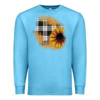 Ocean Blue sunflower christmas patch Premium Sweatshirt - JahusDesignShop