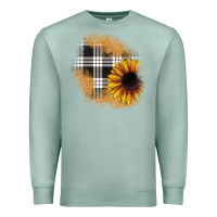 Seafoam sunflower christmas patch Premium Sweatshirt - JahusDesignShop