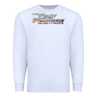 White fast & furious tokyo drift kanji movie poster t shirt Premium Sweatshirt - baoMotion