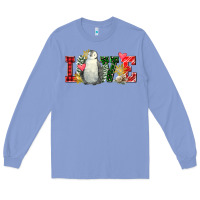 Colony Blue christmas penguin love Long Sleeve Tee - FaDigitalArtStudio