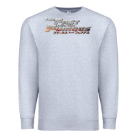 Heather Grey fast & furious tokyo drift kanji movie poster t shirt Premium Sweatshirt - baoMotion